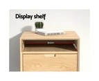 Artiss Bedside Table 1 Shelf and Drawer - GORR Pine