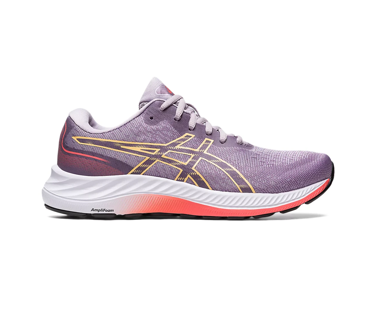 Womens Asics Gel-Excite 9 Violet Quartz/ Light Orange Athletic Running Shoes - Multi