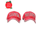 Christmas Baseball Cap Jewelled