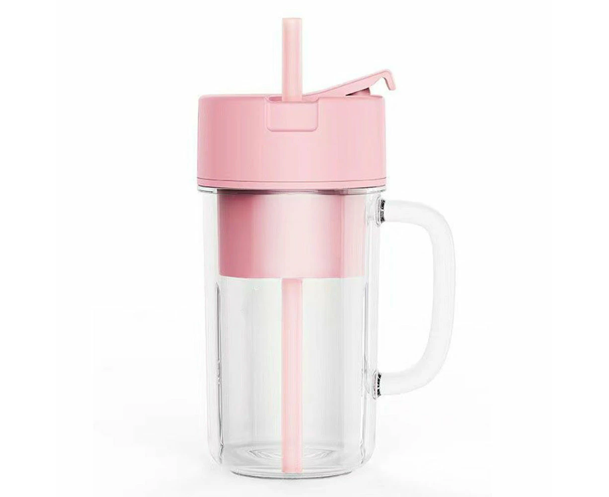 10-Blades Portable Electric Juicer Mug - Pink