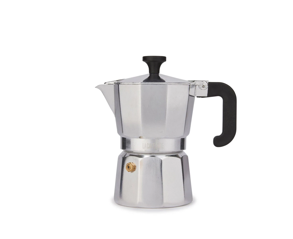 La Cafetiere Venice 3-Cup 150ml Espresso Maker Aluminum Coffee Moka Pot Silver