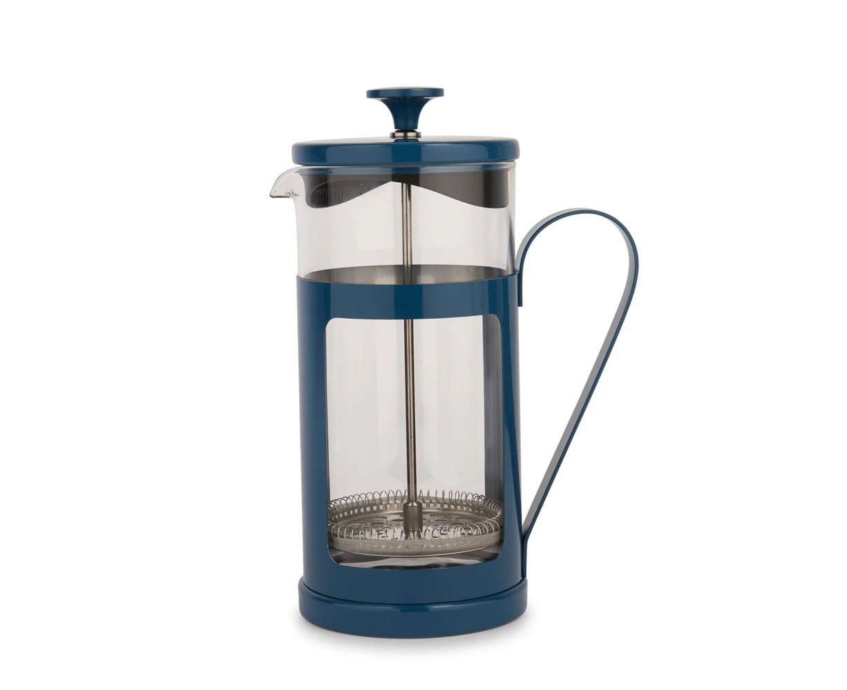 La Cafetiere Monaco 8-Cup 1L Stainless Steel/Glass Coffee French Press Navy