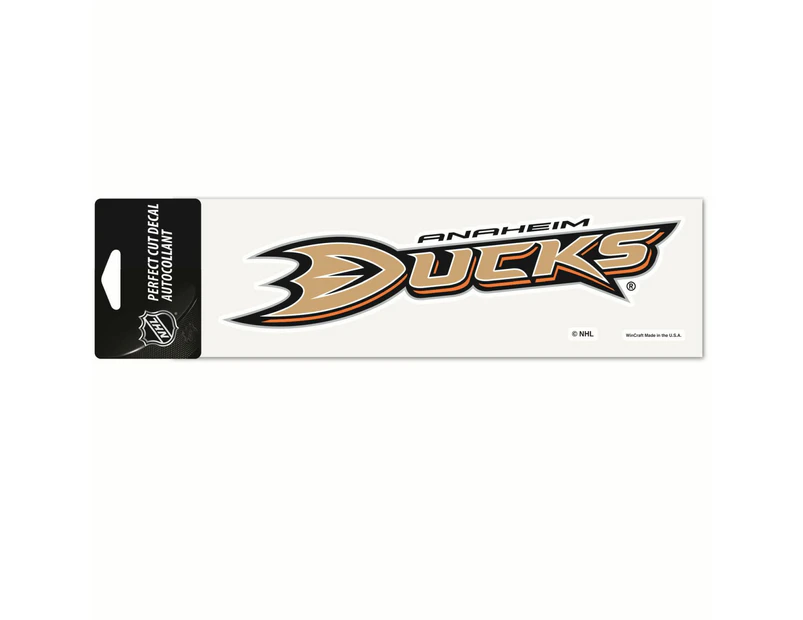 NHL Perfect Cut Decal 8x25cm Anaheim Ducks - Multi