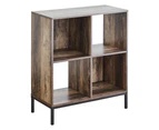 Cooper & Co. Cuba 60cm Small Bookshelf Walnut Black