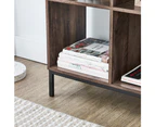 Cooper & Co. Cuba 60cm Small Bookshelf Walnut Black