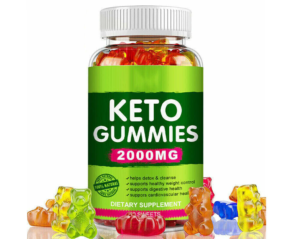 60ct Keto Gummies Ketone Weight Loss Fat Burners Men Women Dietary Supplements