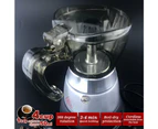 High Pressure Electric Coffee Maker Cafeteria Espresso Moka 4Cups PC & Aluminum