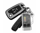 Super Bright EDC Keychain Flashlight - Black