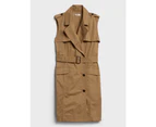 Trench Dress Afternoon Latte Beige