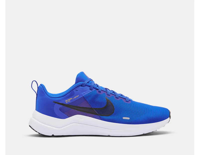 Nike Men's Downshifter 12 Running Shoes - Racer Blue/Black High Voltage