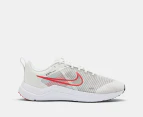 Nike Men's Downshifter 12 Running Shoes - Platinum Tint/Black/White/Light Crimson