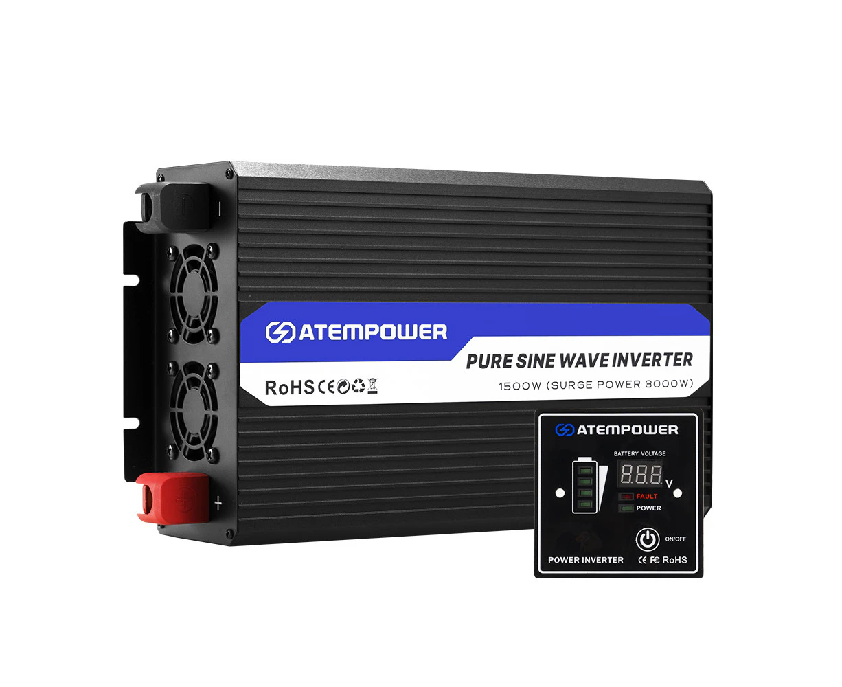 Atem Power Pure Sine Wave Power Inverter 1500W/3000W 12V to 240V Camping Car Boat