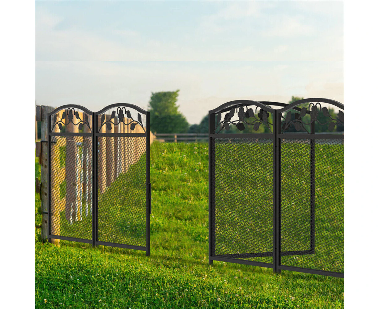 5PCS High 110CM Outdoor Dog Pens Fence Garden Backyard Border Fencing Panels