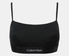 Calvin Klein Women's Embossed Unlined Bra - Black