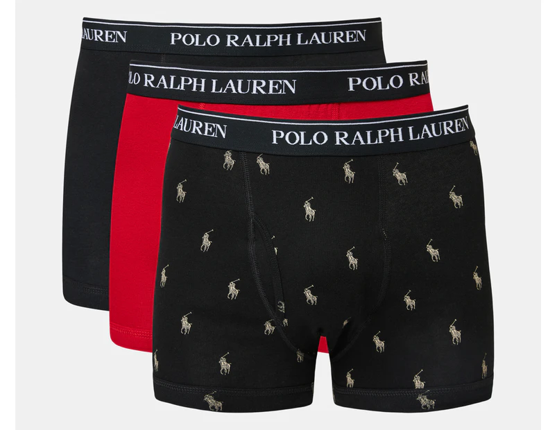 Polo Ralph Lauren CLASSIC 3 PACK TRUNK Black - Fast delivery