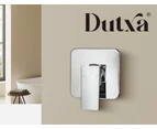 Dutxa Chrome Single Square Shower Mixer Tap Brass Bath Tap Faucet Wall Mounted