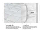 Bedra King Mattress Topper Microfibre Pillowtop Protector Underlay Pad