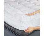 Bedra King Mattress Topper Microfibre Pillowtop Protector Underlay Pad