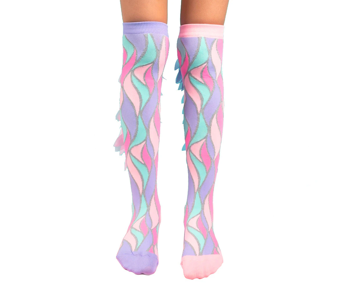 Madmia Pastel Fairy Floss Long Knee High Socks Pair Unisex - Fairy Floss