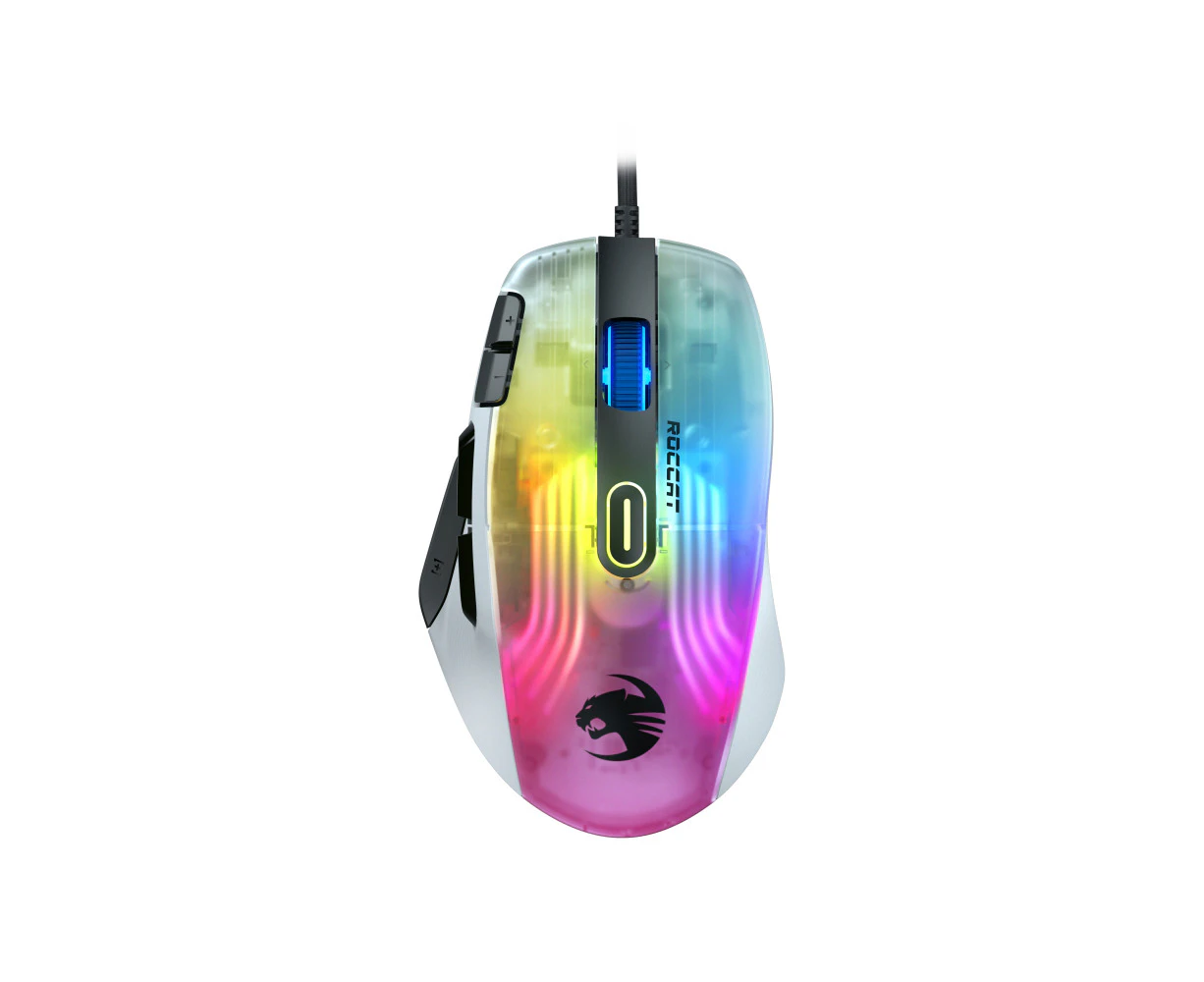 Roccat Kone XP Lightweight 19000dpi Optical RGB Gaming Mouse For PC/Laptop White