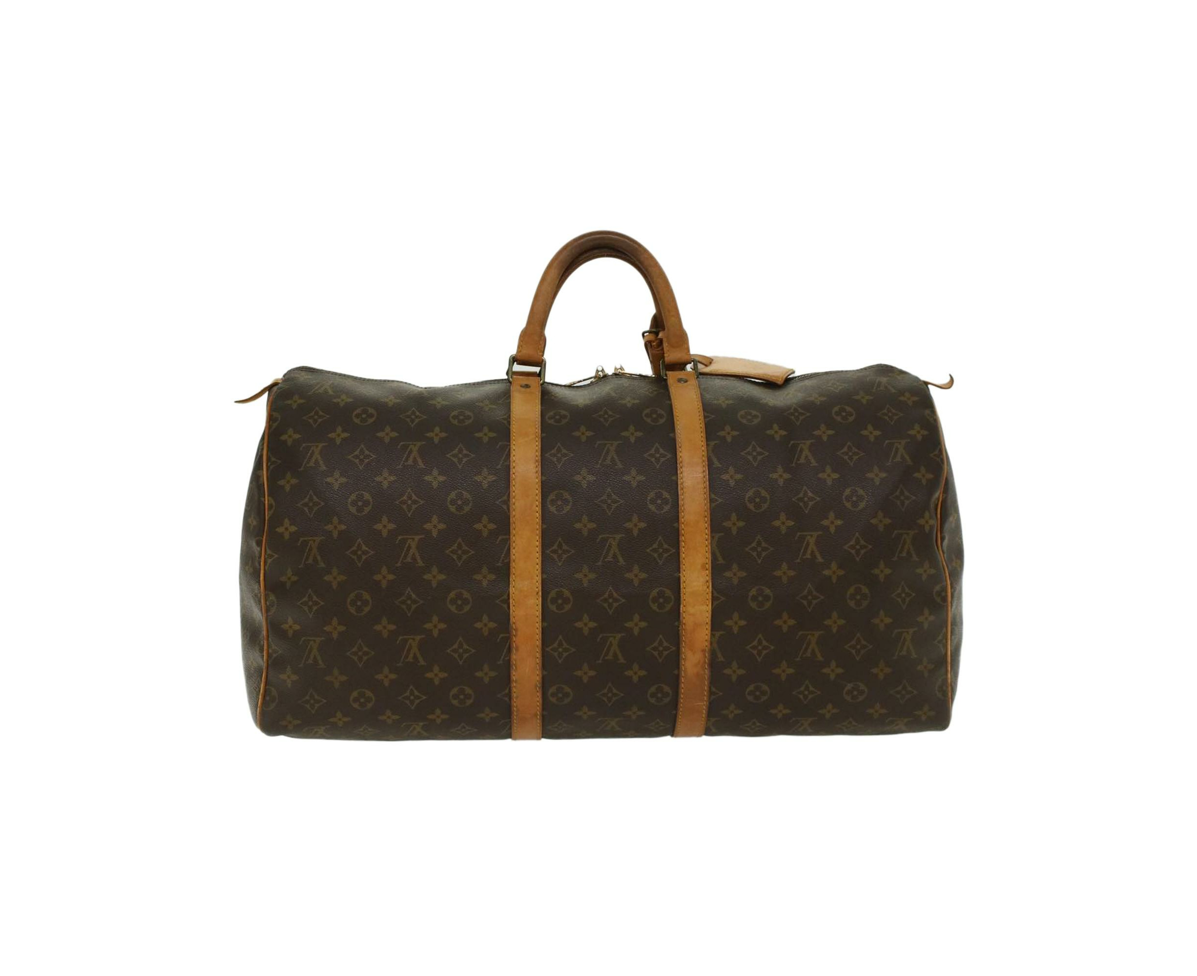 Authentic Louis Vuitton Boston Bag Monogram Keepall 55 M41424