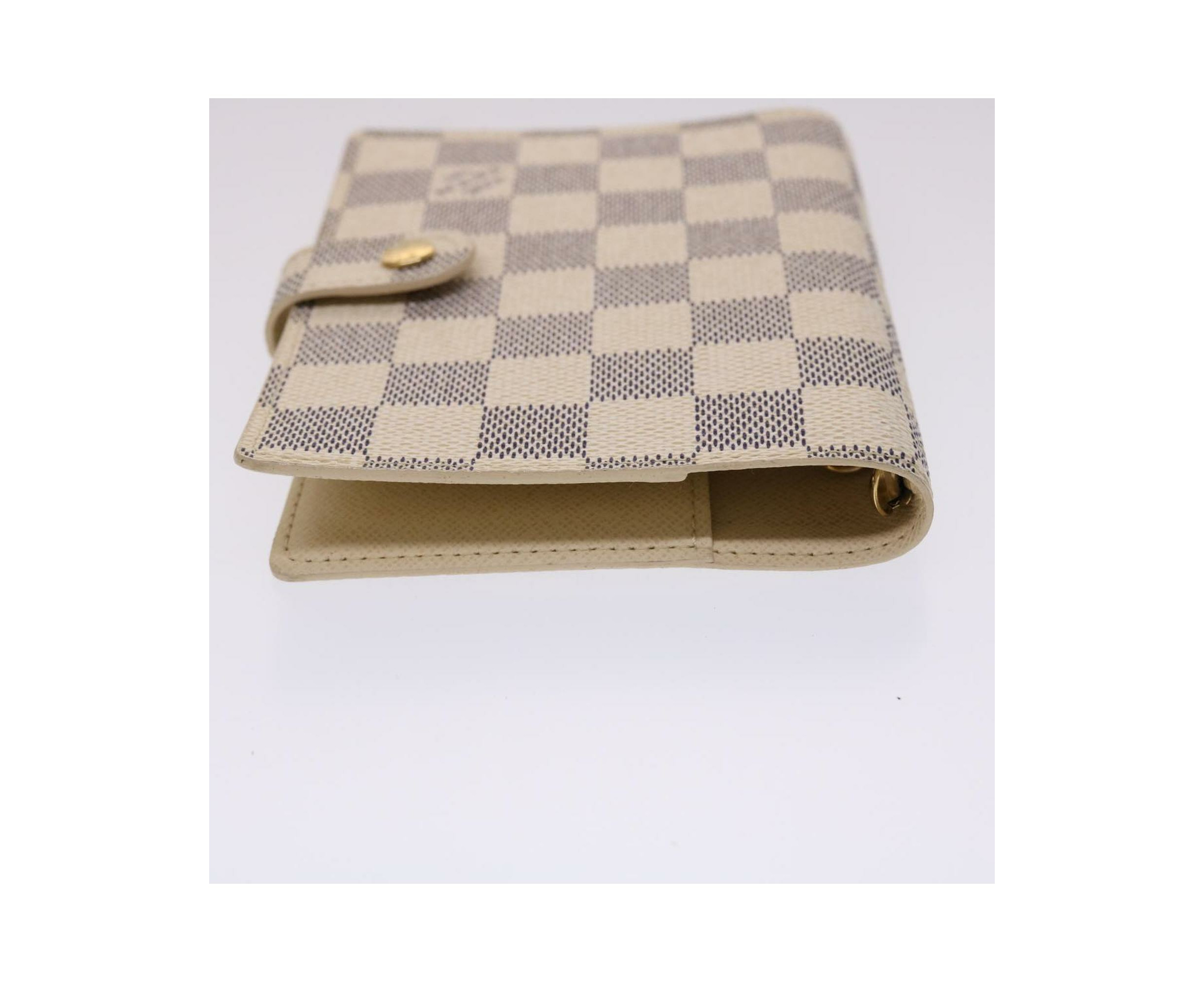 LOUIS VUITTON Damier Azur Agenda PM Day Planner Cover R20706 LV