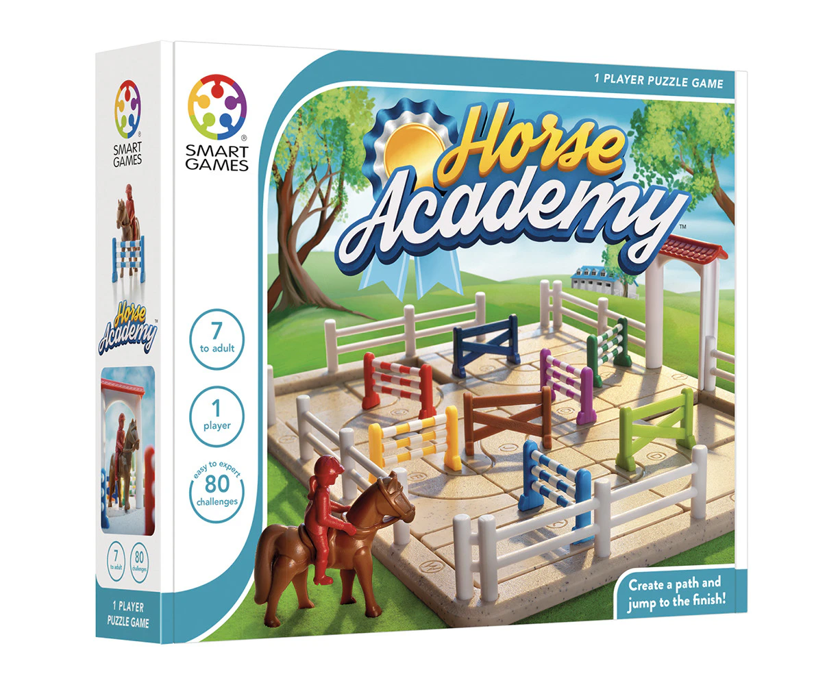 Smart Games Horse Academy Children's Single Player Puzzle Challenge Game 7y+