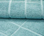 Sheraton Luxury 5-Piece Maison Subway Towel Set - Aqua Mist