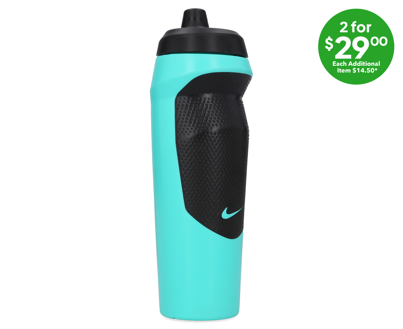 Nike 590mL Hypersport Drink Bottle Mint Black Catch