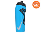 Nike 710mL Hyperfuel Squeeze Drink Bottle - Blue/Black