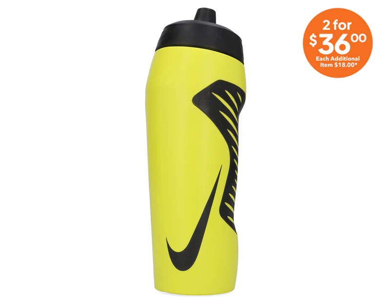 Nike 710mL Hyperfuel Squeeze Drink Bottle - Yellow/Black