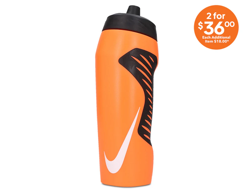 Nike 710mL Hyperfuel Drink Bottle - Orange/Black/White