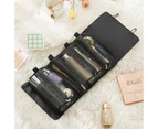4-in-3 Detachable nylon cosmetic bags Travelling Hanging Toiletries-Black