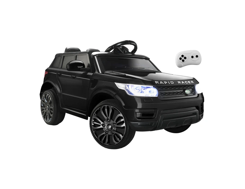 Mazam Ride On Car Electric Vehicle Toy Remote Cars Kids Gift MP3 LED light 12V - Black