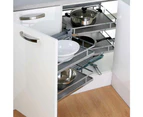Elite Provedore Magic Corner Pull Out Kitchen Storage - Fits 900mm Blind Corner - Left Opening