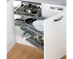 Elite Provedore Magic Corner Pull Out Kitchen Storage - Fits 900mm Blind Corner - Right Opening