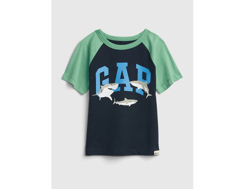 Toddler 100% Organic Cotton Gap Logo Graphic T-Shirt