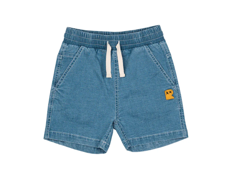 Rock Your Baby Kids' Blue Denim Shorts