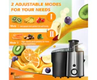 Advwin Juicer Cold Press Juice Extractor BPA Free Compact Fruits Vegetables Juicer Dual Speed Centrifugal