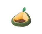 Pidan Pet/Cat 48cm Avocado Plush Bed Sleeping Comfy Kennel Soft Cushion Green
