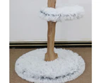 Catio Pure 50x86cm Single-Level Cat Resort Furniture Post Scratching Tree White