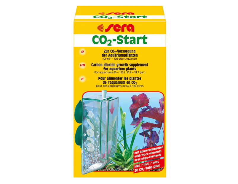 Sera Co2 Start Carbon Dioxide Reactor Growth Supplement Aquarium Plants Oxygen