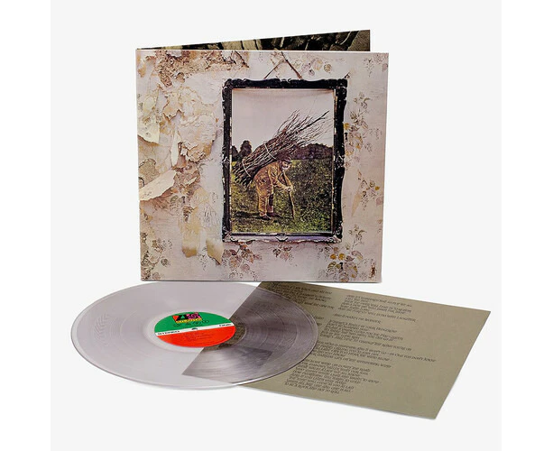 Led Zeppelin IV Atlantic 75 180GM CRYSTAL CLEAR VINYL LP