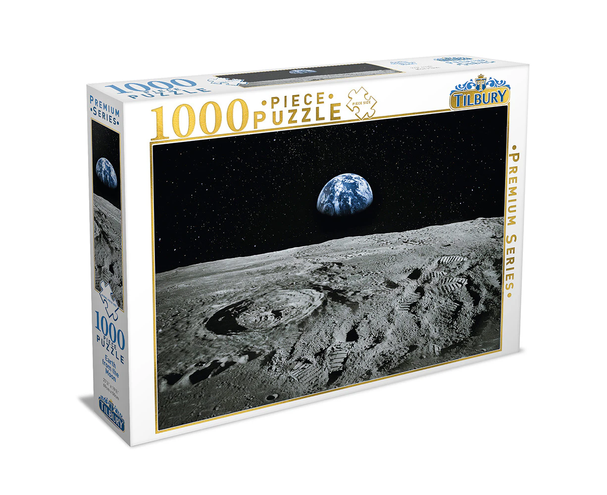 1000pc Tilbury Puzzle Earth From the Moon 69x50cm Jigsaw Kids/Children 8y+ Toy