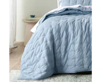 Bianca Langston Comforter Set w/Pillowcase Home/Room Bedding Blue - Blue