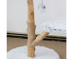Catio Pure 50x75cm Double-Level Cat Resort Furniture Post Scratching Tree White