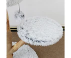 Catio Pure 50x75cm Double-Level Cat Resort Furniture Post Scratching Tree White