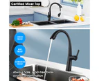 Pull Out head Kitchen Sink Mixer Tap Swivel Spout 2 Water modes Brass Laundry Sink Faucets Black