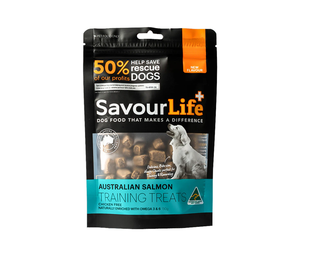 Savour Life Adult Pet Dog Training Treats Australian Salmon 165g