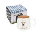 2x Splosh I Love My Greyhound 12cm Dog Hot/Cold Beverage Matte Drink Ceramic Mug
